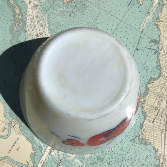 Fire King Apple & Cherries Mixing Bowl - Picture 9 of 10